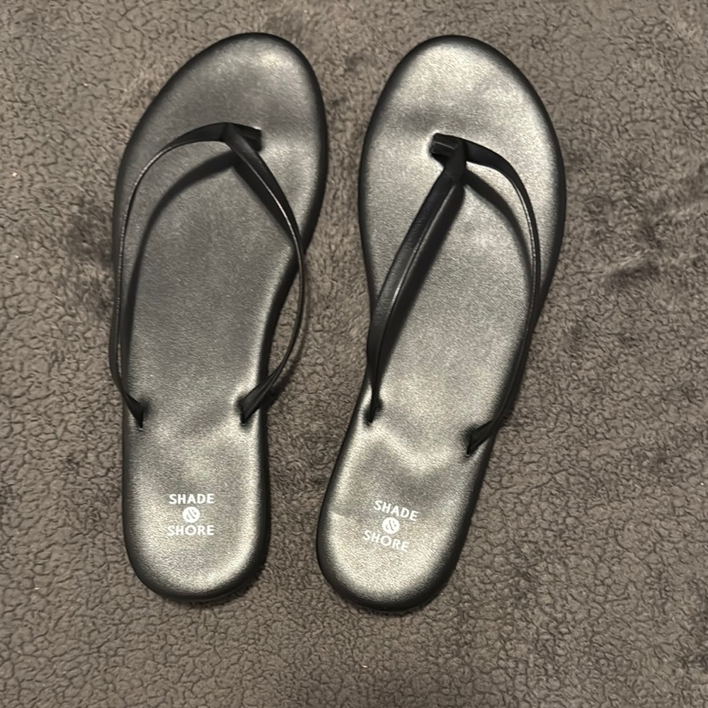 Shade & Shore Black Sandals Classic Beach Style
